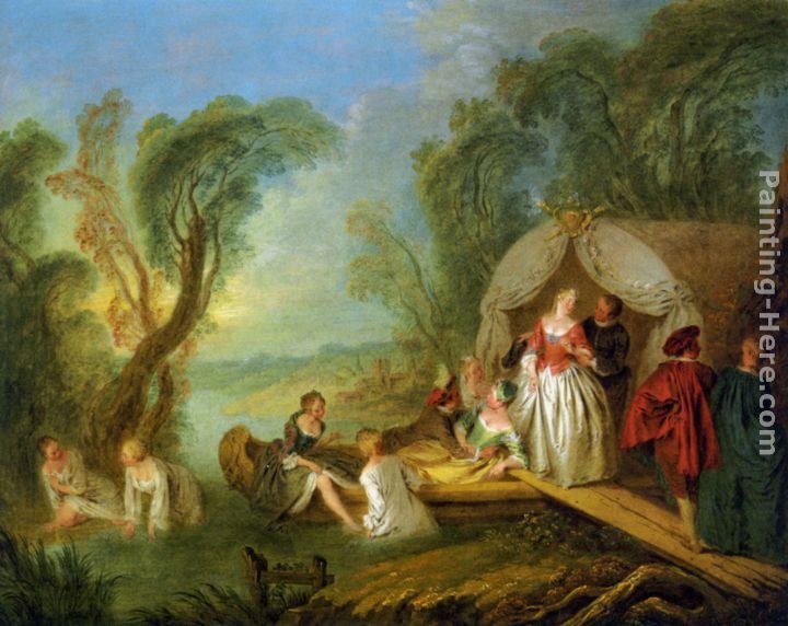 Jean Baptiste Joseph Pater Relaxing in the Country